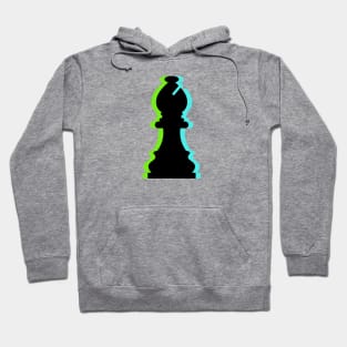 Trippy Bishop Piece (Neon Green And Neon Blue) Hoodie